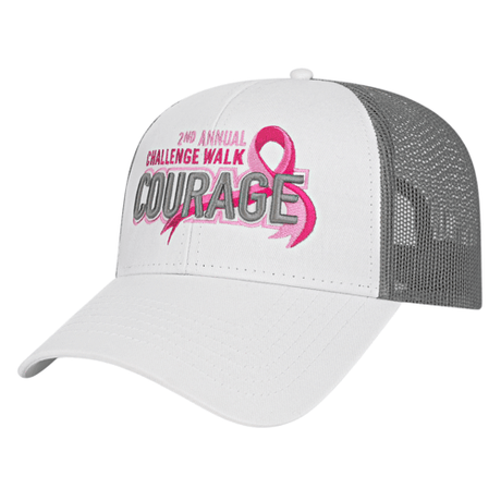 Cap America i3025 Two-Tone Trucker Mesh Back Cap Unisex Accessories Hats & Caps