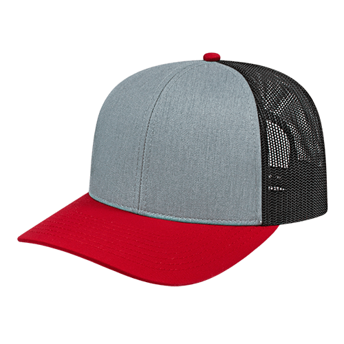 Cap America i3038 Poly / Cotton Trucker Mesh Back Cap Unisex Accessories Hats & Caps