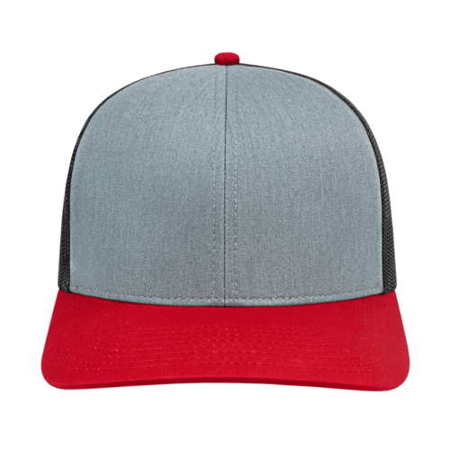 Cap America i3038 Poly / Cotton Trucker Mesh Back Cap Unisex Accessories Hats & Caps