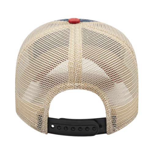 Cap America i3027 Washed Pigment Dyed with Washed Trucker Mesh Cap Unisex Accessories Hats & Caps