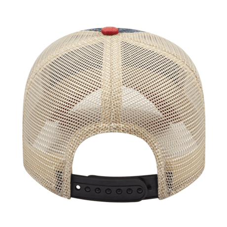 Cap America i3027 Washed Pigment Dyed with Washed Trucker Mesh Cap Unisex Accessories Hats & Caps