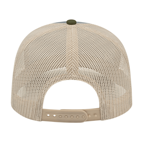 Cap America i3038 Poly / Cotton Trucker Mesh Back Cap Unisex Accessories Hats & Caps