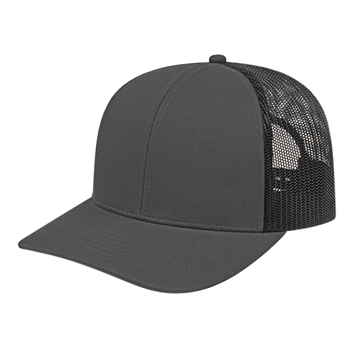 Cap America i3038 Poly / Cotton Trucker Mesh Back Cap Unisex Accessories Hats & Caps