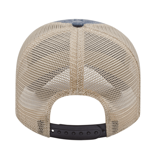Cap America i3027 Washed Pigment Dyed with Washed Trucker Mesh Cap Unisex Accessories Hats & Caps
