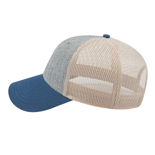 Cap America i3115 Low Profile Trucker Mesh Back Cap Unisex Accessories Hats & Caps