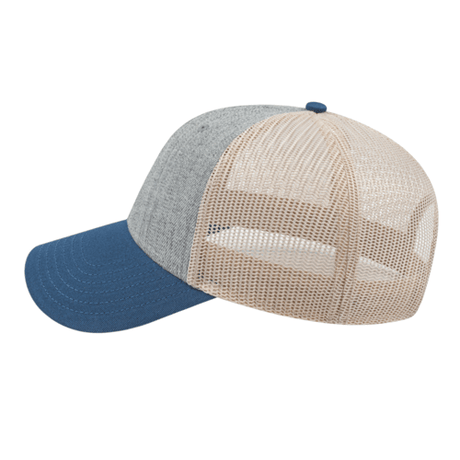 Cap America i3115 Low Profile Trucker Mesh Back Cap Unisex Accessories Hats & Caps