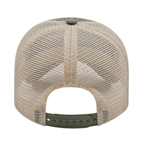 Cap America i3027 Washed Pigment Dyed with Washed Trucker Mesh Cap Unisex Accessories Hats & Caps