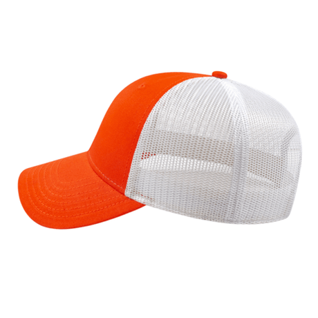 Cap America i3115 Low Profile Trucker Mesh Back Cap Unisex Accessories Hats & Caps
