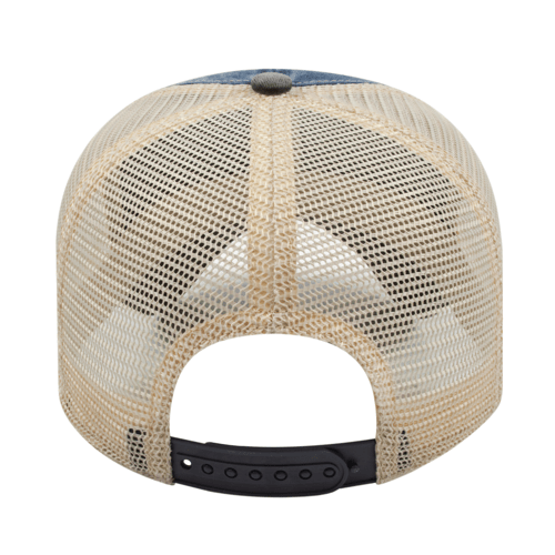 Cap America i3027 Washed Pigment Dyed with Washed Trucker Mesh Cap Unisex Accessories Hats & Caps