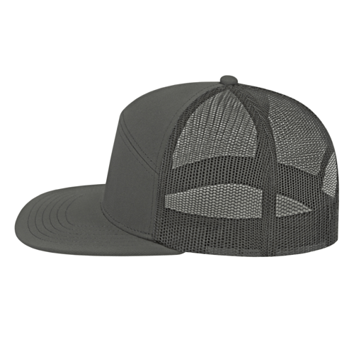Cap America i3057 7 Panel Trucker Mesh Back Cap Unisex Accessories Hats & Caps