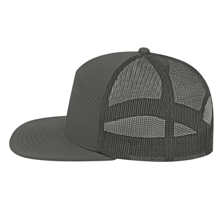 Cap America i3057 7 Panel Trucker Mesh Back Cap Unisex Accessories Hats & Caps