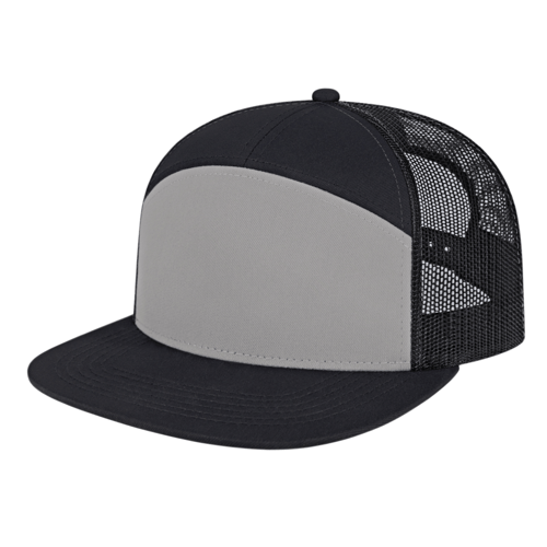 Cap America i3057 7 Panel Trucker Mesh Back Cap Unisex Accessories Hats & Caps