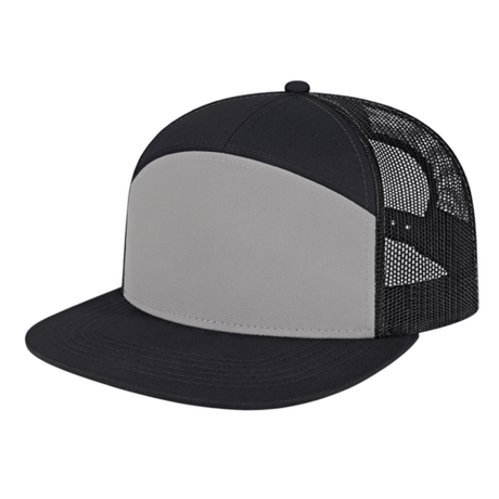 Cap America i3057 7 Panel Trucker Mesh Back Cap Unisex Accessories Hats & Caps