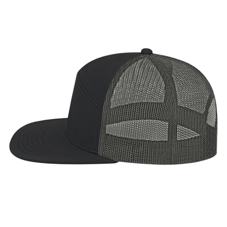 Cap America i3057 7 Panel Trucker Mesh Back Cap Unisex Accessories Hats & Caps