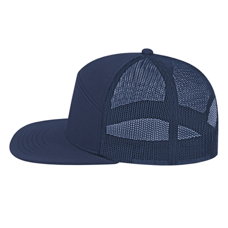 Cap America i3057 7 Panel Trucker Mesh Back Cap Unisex Accessories Hats & Caps