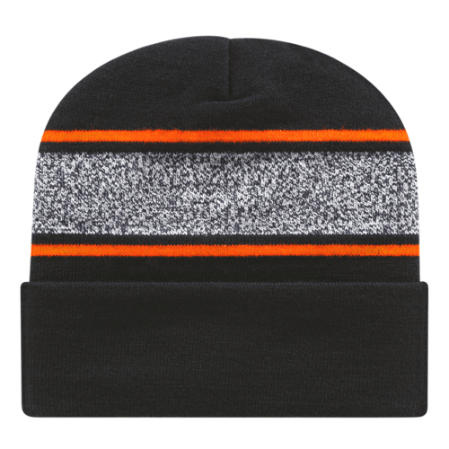 Cap America RKV12 Variegated Striped Knit Cap with Cuff Unisex Accessories Hats & Caps