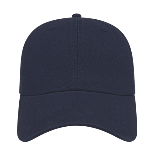 Cap America Value Washed Chino Twill Mesh Back Cap Unisex Accessories Hats & Caps