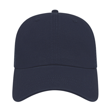 Cap America Value Washed Chino Twill Mesh Back Cap Unisex Accessories Hats & Caps