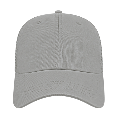 Cap America Value Washed Chino Twill Mesh Back Cap Unisex Accessories Hats & Caps