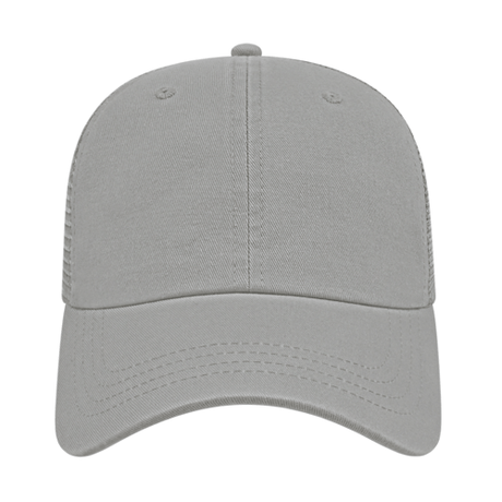 Cap America Value Washed Chino Twill Mesh Back Cap Unisex Accessories Hats & Caps