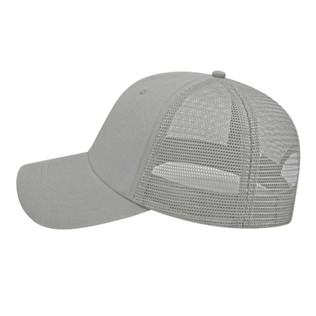Cap America Value Washed Chino Twill Mesh Back Cap Unisex Accessories Hats & Caps