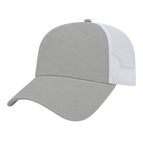 Cap America Value Washed Chino Twill Mesh Back Cap Unisex Accessories Hats & Caps