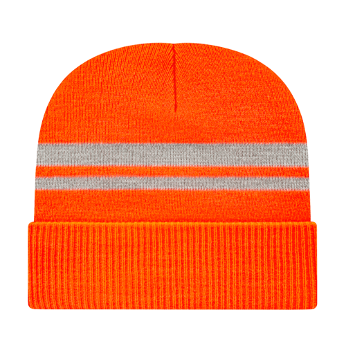 Cap America iK59 Reflective Knit Cap with Cuff Unisex Accessories Hats & Caps