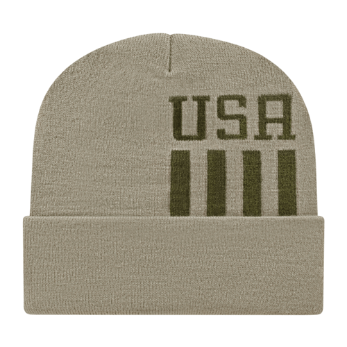 Cap America Patriotic Knit with Cuff Cap Unisex Accessories Hats & Caps