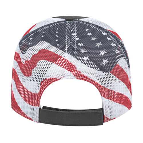 Cap America Flag Trucker Mesh Back Cap Unisex Accessories Hats & Caps