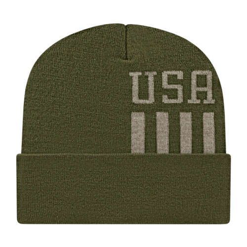 Cap America Patriotic Knit with Cuff Cap Unisex Accessories Hats & Caps