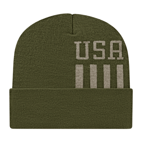 Cap America Patriotic Knit with Cuff Cap Unisex Accessories Hats & Caps