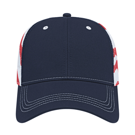 Cap America Flag Trucker Mesh Back Cap Unisex Accessories Hats & Caps
