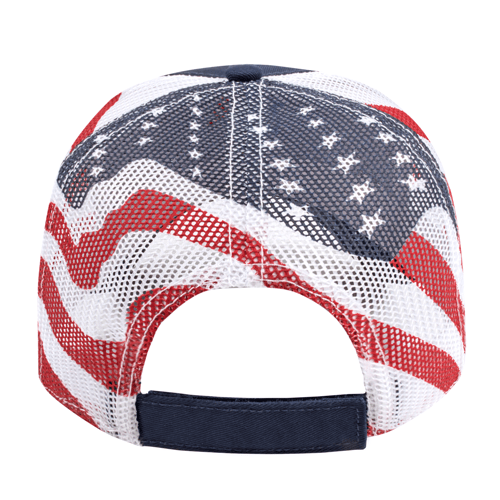 Cap America Flag Trucker Mesh Back Cap Unisex Accessories Hats & Caps