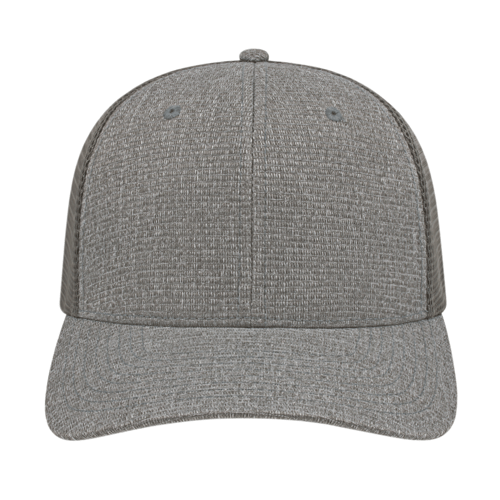 Cap America i8525 Flexfit 110® Ribbed Tri-Blend Trucker Mesh Back Cap Unisex Accessories Hats & Caps