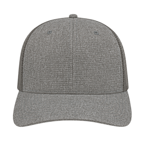 Cap America i8525 Flexfit 110® Ribbed Tri-Blend Trucker Mesh Back Cap Unisex Accessories Hats & Caps