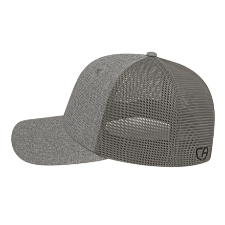 Cap America i8525 Flexfit 110® Ribbed Tri-Blend Trucker Mesh Back Cap Unisex Accessories Hats & Caps