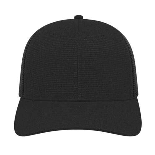 Cap America i8525 Flexfit 110® Ribbed Tri-Blend Trucker Mesh Back Cap Unisex Accessories Hats & Caps