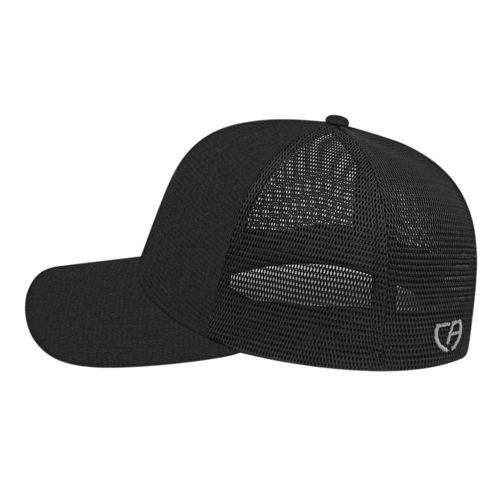 Cap America i8525 Flexfit 110® Ribbed Tri-Blend Trucker Mesh Back Cap Unisex Accessories Hats & Caps