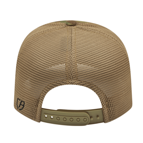 Cap America i8513 Flexfit 110® Premium MultiCam® Trucker Mesh Back Cap Unisex Accessories Hats & Caps
