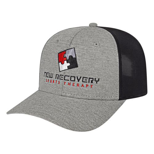 Cap America i7039 Polo Spandex with Knitted Mesh Cap Unisex Accessories Hats & Caps