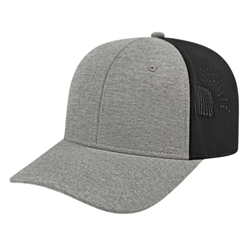 Cap America i7039 Polo Spandex with Knitted Mesh Cap Unisex Accessories Hats & Caps