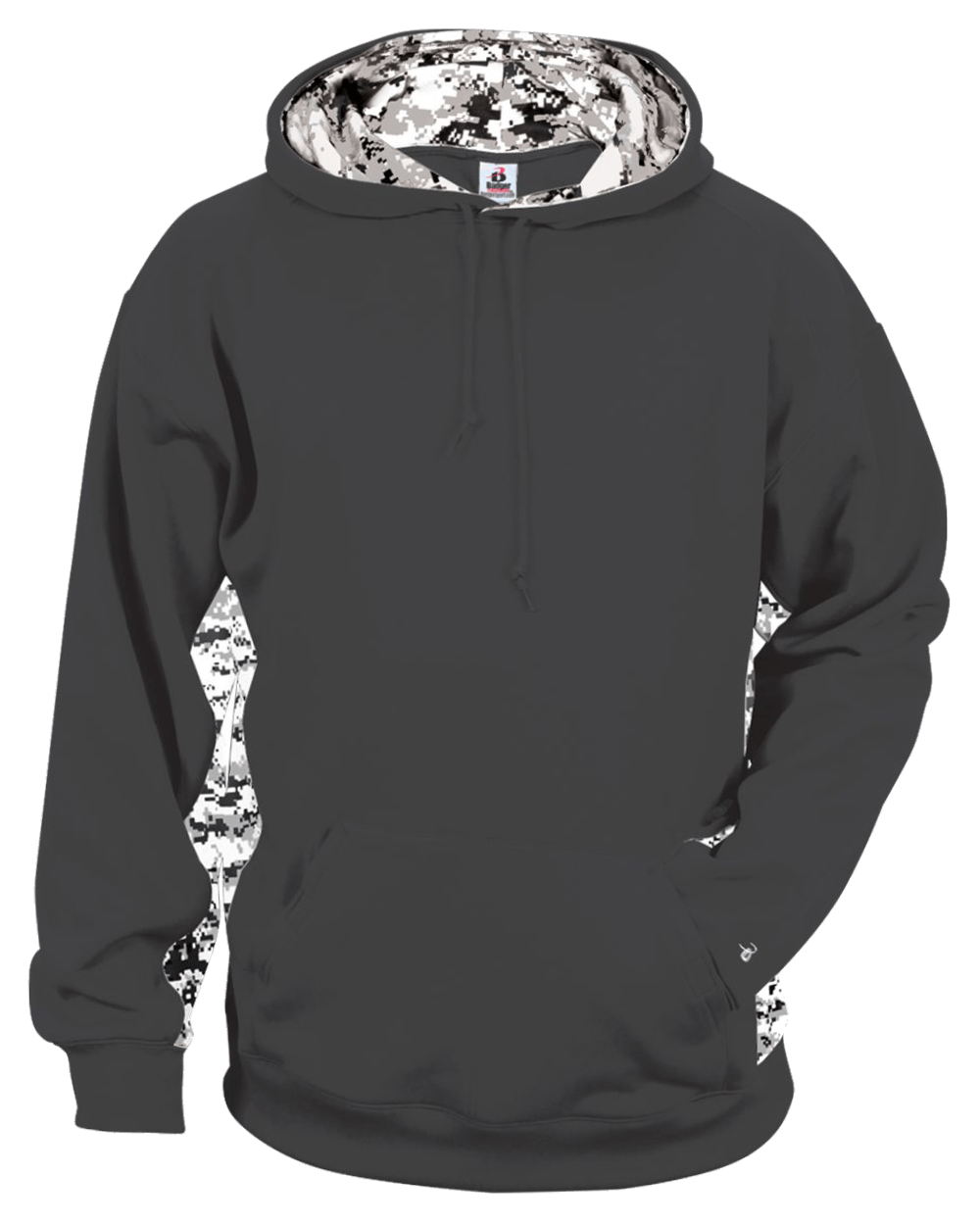 Badger Men's Digital Colorblock Hoodie Mens Apparel Sweatshirts & Fleece