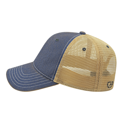 Cap America i8527 Premium Vintage Washed Mesh Back Cap Unisex Accessories Hats & Caps