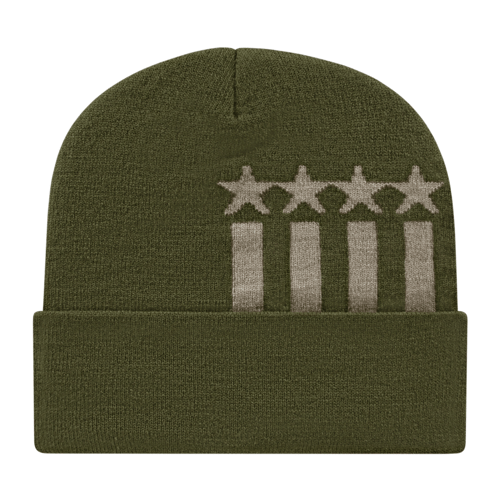 Cap America Stars & Stripes Knit Cap with Cuff Unisex Accessories Hats & Caps