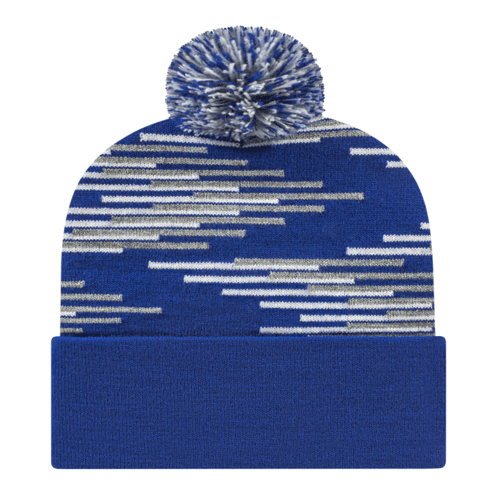 Cap America Bar Knit Cap with Cuff Unisex Accessories Hats & Caps