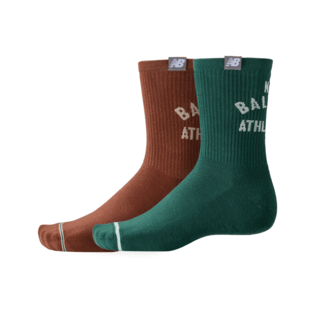New Balance Lifestyle Midcalf Socks 2 Pack Unisex Accessories Socks