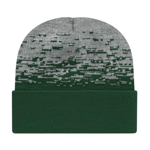 Cap America RKS12 Static Pattern Knit Cap with Cuff Unisex Accessories Hats & Caps