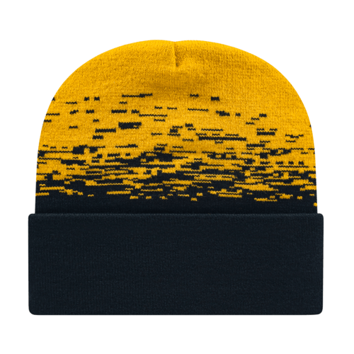Cap America RKS12 Static Pattern Knit Cap with Cuff Unisex Accessories Hats & Caps