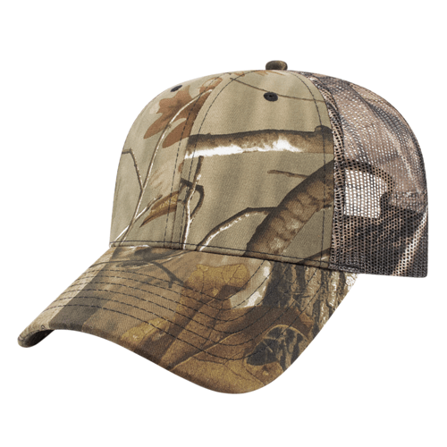 Cap America Full Camo Trucker Mesh Back Cap Unisex Accessories Hats & Caps
