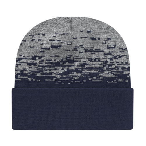 Cap America RKS12 Static Pattern Knit Cap with Cuff Unisex Accessories Hats & Caps
